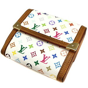Louis Vuitton Porte Wallet Bicarte Double Hook Multicolor White